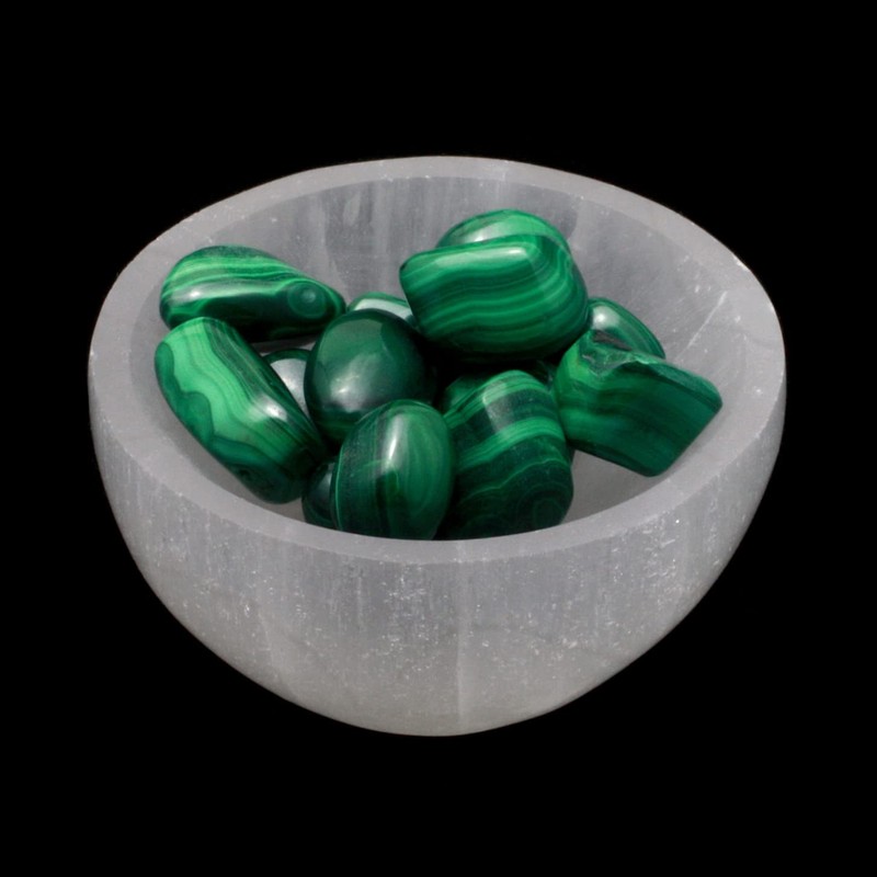 CrystalAge Selenit charging bowl ~ 6 cm
