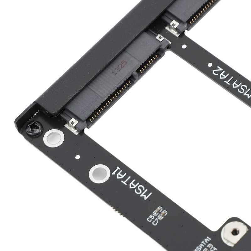 Dual Msata SSD to 2.5inch SATA III Adapter 6Gbps Supports