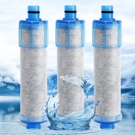 KEEPOW Replacement Water Filter Cartridge (JF-21) All-in-One High Chlorine Removal Cartridge JF-21-T Water Filter Cartridge jf-21 Ceramic Compatible Non-Genuine, 3 Pack