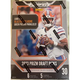 2023 Prizm Draft Picks Football Blaster Box 6 Packs Per Box and 5 Cards Per Pack Factory Sealed