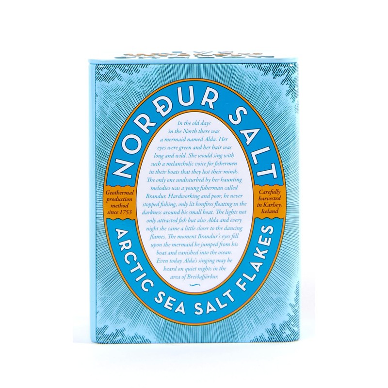Arctic Sea Salt Flakes 250 g in Metal Tin