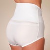 EasyComforts Lower Back Support Brief, Abdominal Shapewear Undergarment, White, 2XL