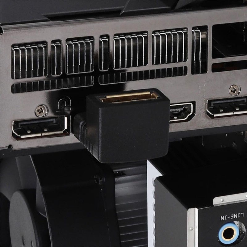 INEX ADV-208 DisplayPort Converter Adapter, Upper L-Type