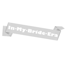 In My Bride Era Bride to Be Sash Bachelorette Party Favors Bridal Shower Decorations Wedding Party Decorations Bride to Be Gifts Wedding Gifts for Wife Bride Sash Bachelorette Sash Bride Accessories