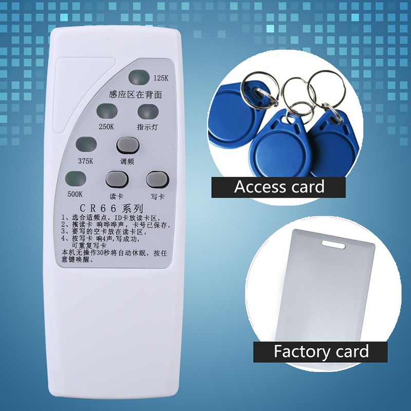 1 Pcs Handheld RFID ID Card Reader Writer Copier Duplicator