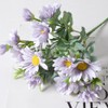Artificial Flowers, 4 Bundles Silk Daisy, Artificial Gerber Daisy for