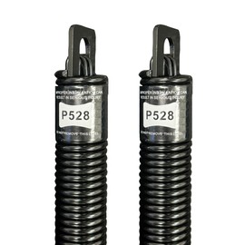 G.A.S Hardware (P528) 28 in. Plug-End Extension Spring (0.207 in. No. 5 Wire) | Springs for Garage Door Repair Plug-End Extension Springs Replacement Garage Hardware | (1 Pair)
