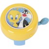 Looney Tunes Bicycle Bell for Girls Metal Tweety Sylvester Blue