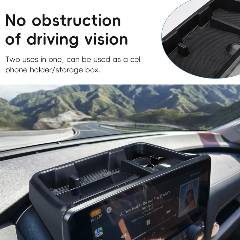 auovo Screen Dashboard Organizer Compatible with 2025 Toyota Grand Highlander