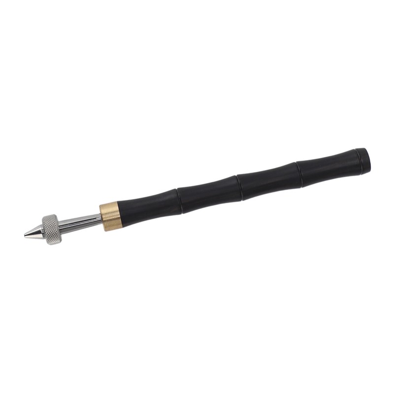 Pin Vise Hand Drill Wooden Handle Comfortable Grip Portable Pin