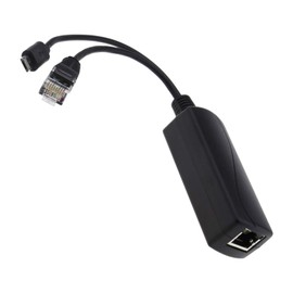 OTOTEC Ethernet RJ45 bis 5V 2.1A Micro USB 48V Aktiver POE Splitter IEEE 802.3af Eingangs LED Anzeige für Raspberry Pi B B + 2 3