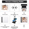 Prasacco Sublimation Wallet Blank Heat Transfer Multifunctional Wallet Graduation Gifts