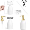 2 Pack Brushed Gold 304 Stainless Steel Soap Dispenser Pump