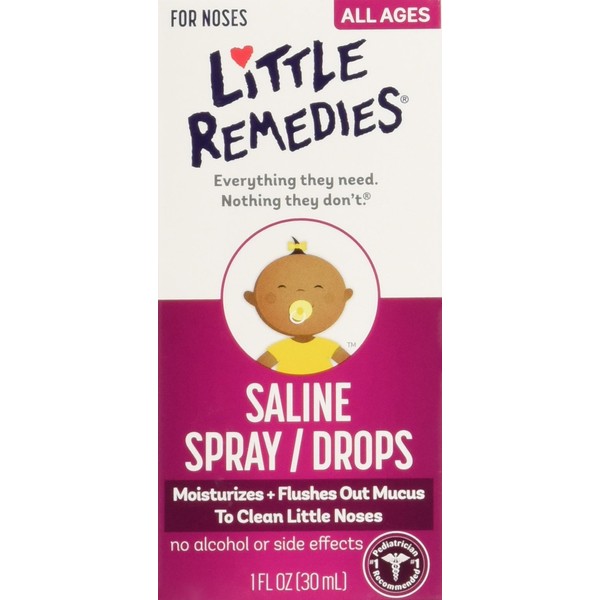 Little Remedies Little Noses Saline Spray/Drops - 1 oz - 6 ct