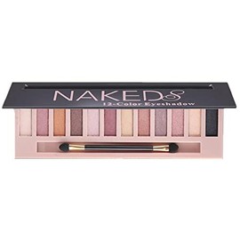 2 Pack 12 Colors Makeup Nude Eyeshadow Palette Matte Shimmer Glitter Pigment Eye Shadow Pallete Set Waterproof Smokey Professional Beauty Kit (2 PCS) - Color: Color B Shimmer