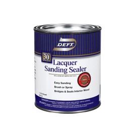 DEFT/PPG ARCHITECTURAL FIN DFT015/04 1 qt Deft DFT015 Clear Lacquer Sanding Nitrocellulose Interior Wood Sealer, No Size, No Color