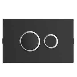 Fluidmaster 1000Z-033-P1 Pneumatic Flush Plate, Matt Black