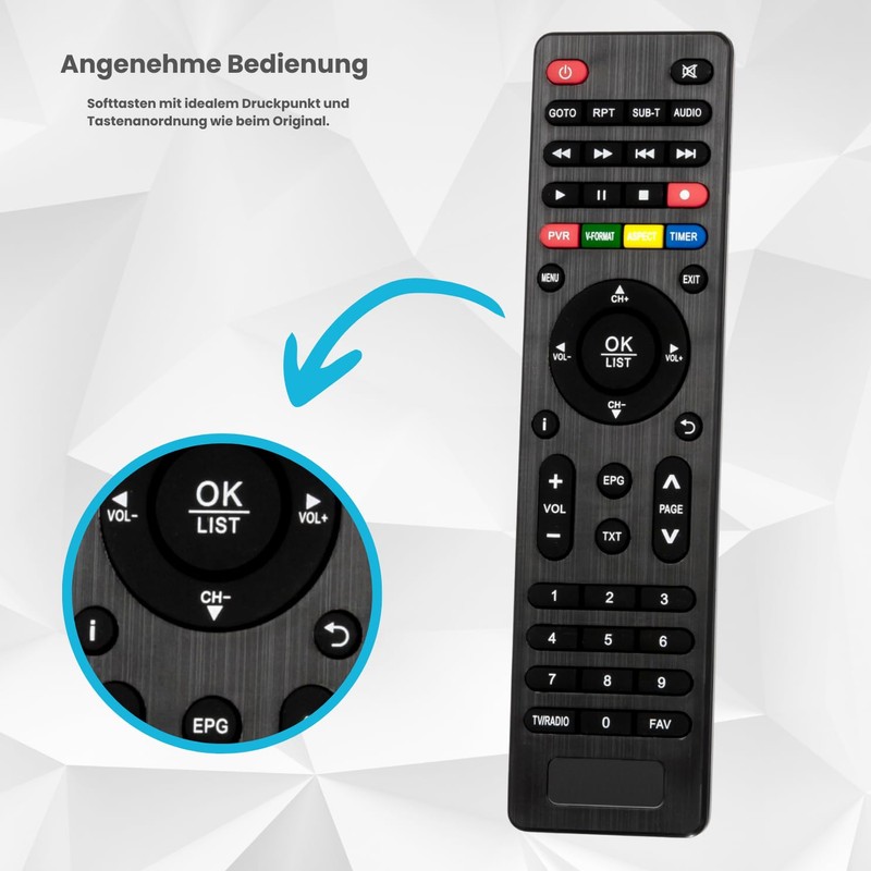 netshop 25 Remote Control for Xoro HRS 8560/8660/8670 - HRK