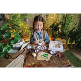 MindWare Dig It Up! Deluxe Dinosaur Excavation Kit - Ages 4+ Dino Dig Kit - Includes Excavation Tools to Dig Out 8 Treasures