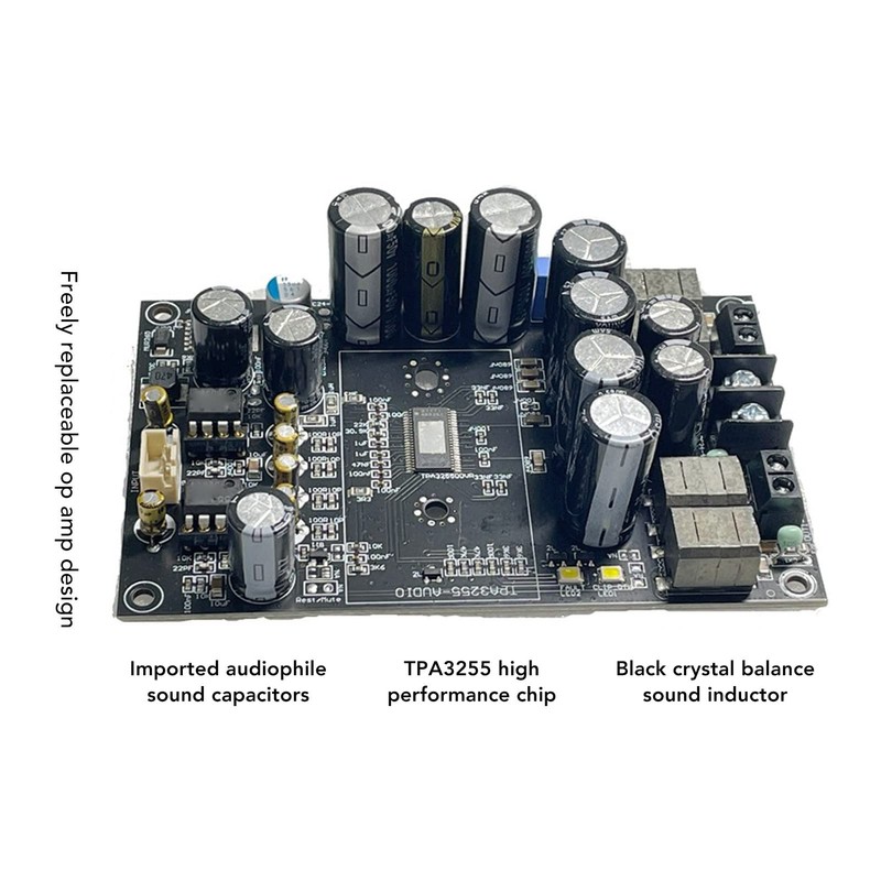 Digital Audio Power Amplifier Board 315W+185W TPA3255 Amplifier Module 2.0
