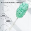 PPHAO - Bath Loofahs on a Stick for Men -