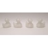 4PCS Rubber Duck Valve Stem Caps (Glow Blue)