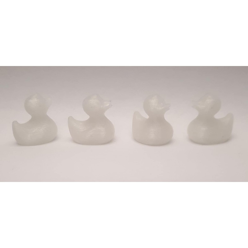 4PCS Rubber Duck Valve Stem Caps (Glow Blue)