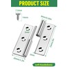 2 Pcs Lift Off Hinges 3 Inch, Bolatus Small Slip