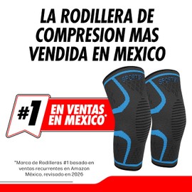 SPORTIFY - 2 Rodilleras de Compresión Ortopedicas para Dolor de Rodillas