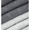 PH Pleasant Home Ribbed Wash Cloths Set - 12 Pack