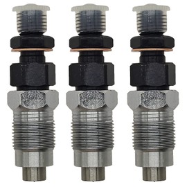 XYZIL 3Pcs Fuel Injector w/Washer 16032-53000 16032-53902 1G065-53000 16032-53900 16032-53000 Compatible with Kubota D1105 D1005 D905