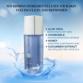 Bellapierre Precious Sapphires Diamond-Infused Pore Refining Tonique | All Natural Toner Gently Removes Makeup & Residue | Chamomile, Honey, & Cucumber Extracts for Soothing Refreshment - 150ml