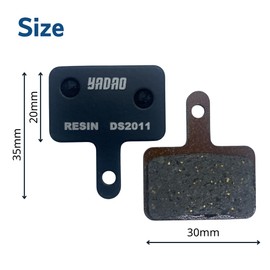 YADAO DS2011 Compatible B01S / B03S / B05S / E10.11 Made in Taiwan Bicycle Disc Brake Pads (Resin) 1 Pair