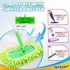 KEEPOW Reusable Wet Pads Refills Compatible with Swiffer Sweeper Mop,