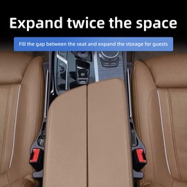 No Drop Seat Guard,2025 New Car Seat Side Gap Filler Organizer, Drop Seat Guards for Cars， No drop seat guard，car seat gap filler，car seat side gap filler，no drop seat guard，car seat gap filler （2Pcs）