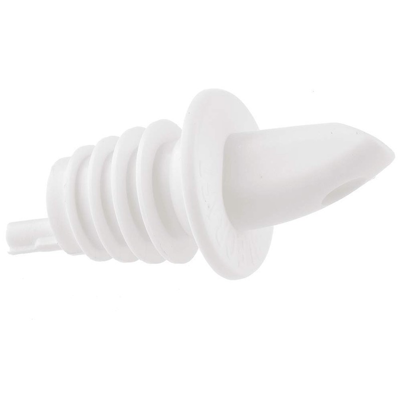 Tablecraft 35W White Free Flow Liquor Pourer 12 / CS