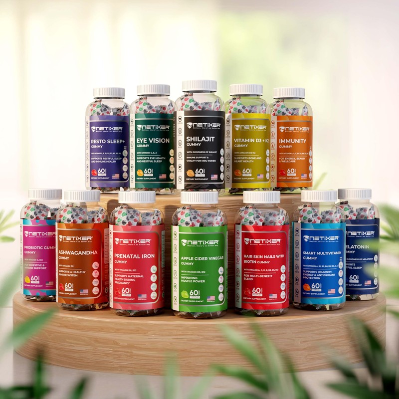 nETiXER Immunity Gummies – with Vitamins A, C, E, B1,