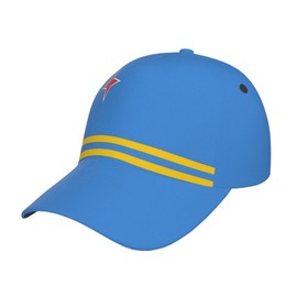 Cute Aruba Flag Baseball Hat Retro Flag Hats Women Men Packable Summer Travel Beach Sun Hat