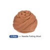 METALLIXITY Felting Wool Bulk (100g/3.5oz), Natural Wool Needle Felting Wool