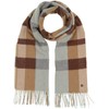 FRAAS Women's Wool Scarf with Checked Design – 43 x