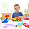 Kids Nut Combination Wooden Toy Building Tool Set for Interactive