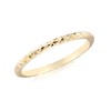 Carissima Gold Women's 9ct Yellow Gold Diamond Cut Slim Band