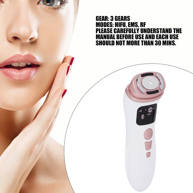 Mini Ultrasonic Skin Beauty Machine 5 Gears 3 Modes Skin
