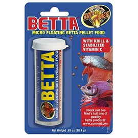 (2 Pack) Betta Micro Floating Betta Pellet Food