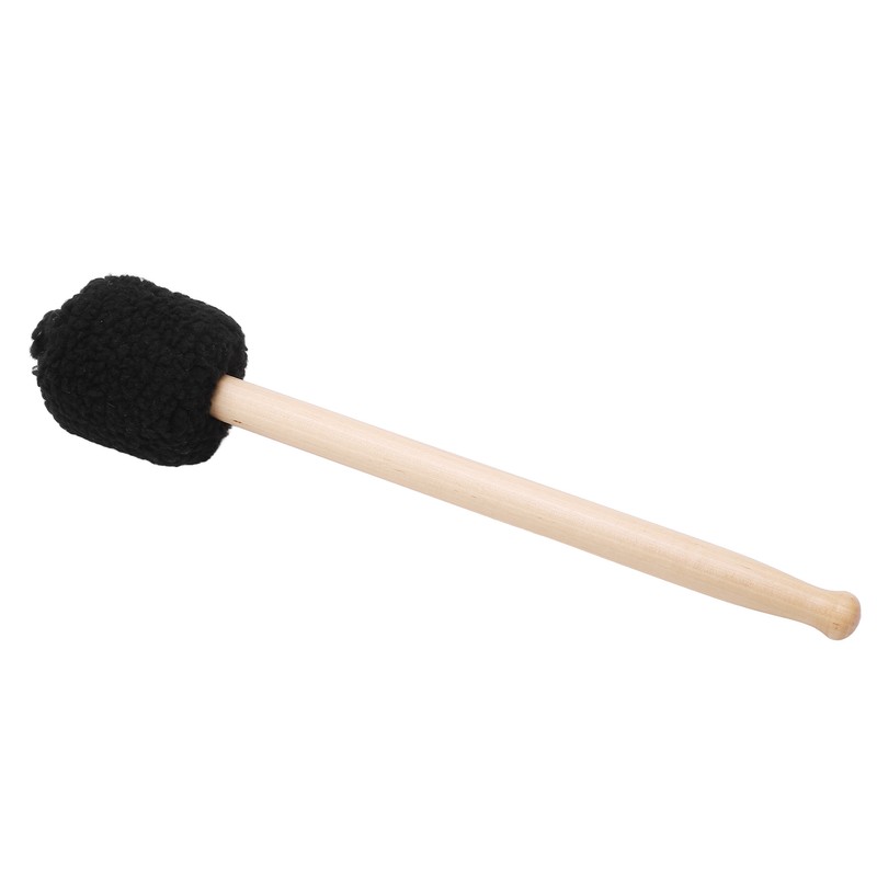 Drum Mallet Stick Drumstick Plush Head Maple Wood Handle for