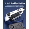 10 in 1 Docking Station with Dual Cooling Fan, 4K