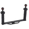 Dual Handle Aluminium Tray Stabilizer Rig Diving Underwater Camera Housings