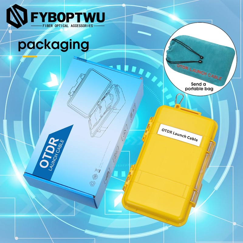 FYBOPTWU - OTDR Launch Cable Box SC/APC-SC/APC Singlemode SM（9/125） Extension