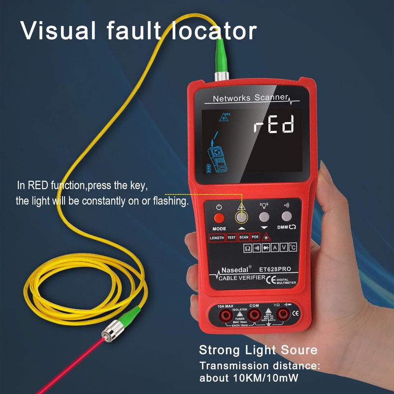 Network Cable Tester Wire Tracker Tone Generator Ethernet Tester Multimeter