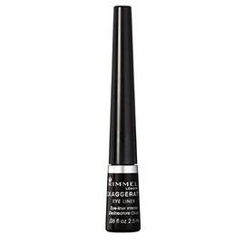 Rimmel Exaggerate Felt Tip Eye Liner, Black - Easy Precise Application Long Lasting Felt Tip Liquid Eye Liner Pen